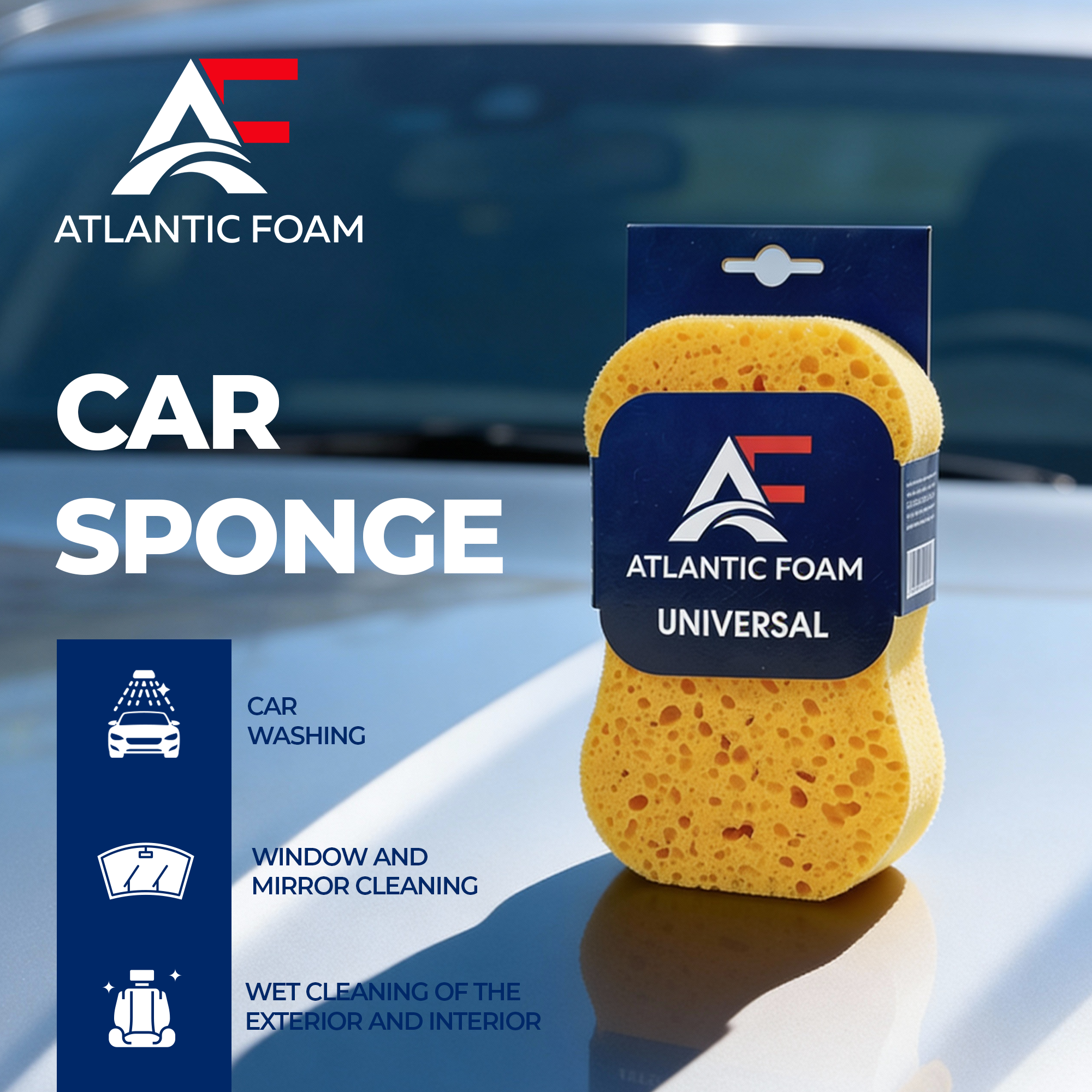 Atlantic Foam™ AutoLux XL Multi-Use Wash Sponge (5-Pack)