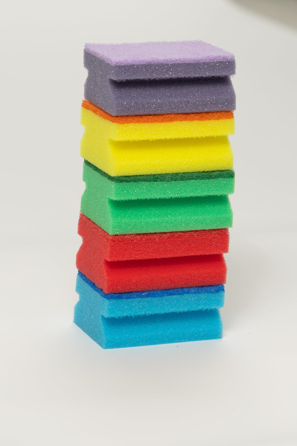Foam Dish Sponges, 5 pcs in Pack Double-Sided Kitchen Cleaning Sponges, Non-Scratch Scrub Sponge for Dishes, Pots, Pans, Sink & Countertops, Durable Household Cleaning Sponge